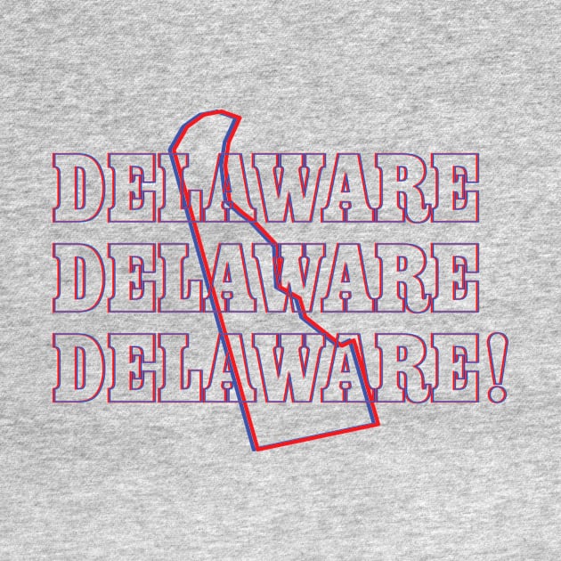 Delaware State Map & Label by Ignition